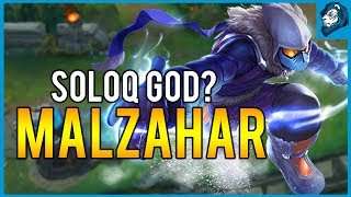 A SOLOQ GOD MALZAHAR  Climb to Masters  League of Legends [upl. by Teeniv]