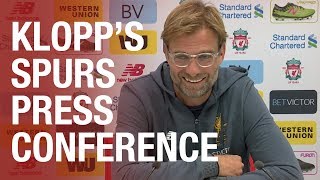 Jürgen Klopps press conference ahead of Spurs Wembley clash  Mane update Salah and more [upl. by Belen684]