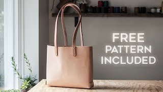 The Easy Way to Make a Leather Bag [upl. by Photina137]