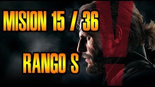 Metal Gear Solid V The Phantom Pain  Misión 15  36 Rango S Huellas de fantasmas [upl. by Mcculloch559]