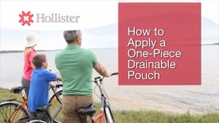 How to Apply a OnePiece Drainable Pouching System  Hollister [upl. by Lockhart541]