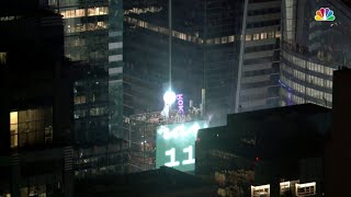 Watch the Times Square ball drop to ring in New Years 2024  NBC New York [upl. by Henn]