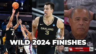 The best 2024 March Madness finishes UNCUT [upl. by Assillam843]