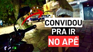 ELA ME CONVIDOU PRA IR NO APÊ DELA E FUGI DE MOTO vlog diário [upl. by Htiek648]