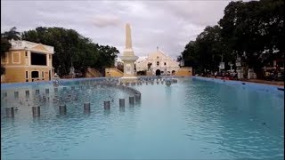 Plaza Del Salcedo Vigan City Iloco Sur Philippines  Aerial View [upl. by Dlonyer]