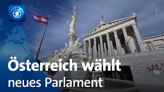 Österreich wählt neues Parlament [upl. by Nedra]