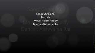 Chhan Ke Mohalla Lyrics  Action Replay [upl. by Braden]