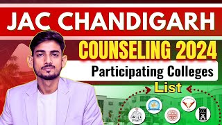 JAC CHANDIGARH 2024  JAC CHANDIGARH PARTICIPATING COLLEGES IN 2024 [upl. by Wendelin14]