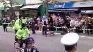 チャリで交通事故traffic accident demonstration [upl. by Panter]