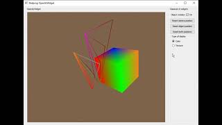 C  Using Qt and QOpenGLWidget to display a window for moving shapes with keyboard and mouse [upl. by Khalsa]