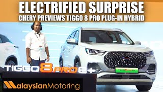 Chery Previews Tiggo 8 Pro PHEV  MAS24  MalaysiaAutoshow2024 [upl. by Nadaha]