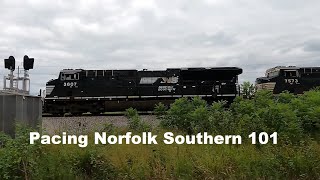 Ride Along with NS 101 from TVA Colbert to Cherokee Alabama [upl. by Stuart406]