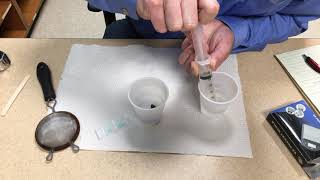 Performing a Fecal Egg Count [upl. by Aicirpac]