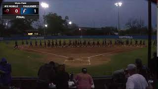 Faulkner vs 13 Mobile Softball [upl. by Ronyar]