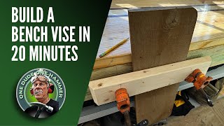 Build a Bench Vise in 20 Minutes [upl. by Molini]