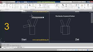 AutoCADSchulungStartZiel3  AutoCAD leicht lernen  Grundkurs [upl. by Jasmine]