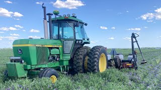 Planting Corn in to standing vetch field [upl. by Glassco]