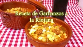 Receta fácil de garbanzos a la Riojana [upl. by Atiana]