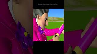 Scary Teacher 3D Nick Troll Doll Squid Game in Makeup Lips by Glitter Lipstick Challenge shorts [upl. by Goode]