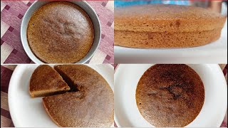 Spongy Coffee Cake  Eggless Without Oven Cocoa Powder Butter Paper  Dishes Corner [upl. by Niloc322]