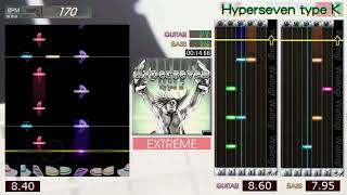 GITADORA  Hyperseven type K EXTREME GITADORA GuitarFreaks amp DrumMania [upl. by Anes753]