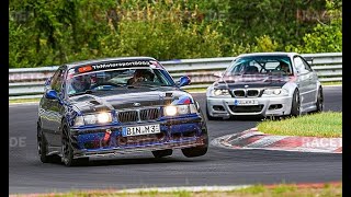 Nurburgring BTG 730 min with passenger  BMW E46 M3 vs BMW E36 M3 S54  fast lap Nordschleife [upl. by Eciruam986]