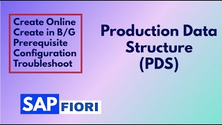 StepbyStep Guide to Create PPDS Production Data Structure with Fiori Training for beginners [upl. by Ardnasak]