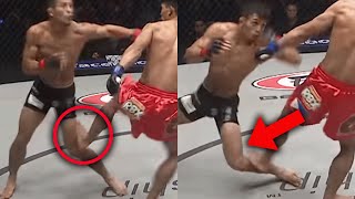 The MOST DANGEROUS Kicks In MMA Danny Kingad vs Yuya Wakamatsu I [upl. by Nodearb]