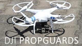 11 DJI Phantom Tutorial  Prop Guards Propeller Protection [upl. by Sawtelle]