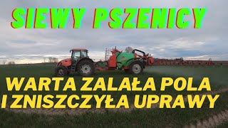 OPRYSKI PSZENICY T1 ZALANE POLA I ROZLEWISKA WARTY [upl. by Eltsirk]