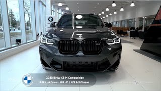 BMW X3 M Competition 2023  Dark Graphite Metallic [upl. by Nivad]