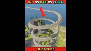 IND vs Pak😡 vs China unbelievable train challenge accepted shorts beamngdrive BeamngShorts [upl. by Federico]