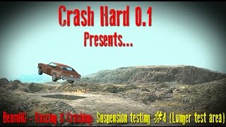 BeamNG  Racing amp Crashing A new Suspension testing area 4 little longer test area [upl. by Jeralee19]