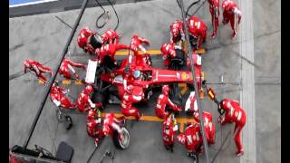 Ferrari F1 Pit Stop Perfection [upl. by Modla725]