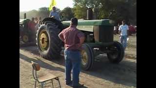 John Deere 830 Pulling the Winning Pull [upl. by Hanshaw811]