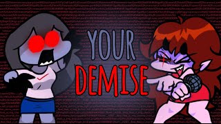 Your Demise v2 but Sky and GF sing it » Friday Night Funkin Cover « [upl. by Sobmalarah]