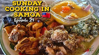 SUNDAY COOKING IN SAMOA  EPISODE 29  SAMOAN FOOD 🇼🇸 [upl. by Etnoel]