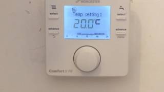 How To Use Worcester Bosch Comfort Rf2 Aquaheat [upl. by Burwell599]