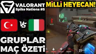 TÜRKİYE vs ITALYA MAÇ ÖZETİ  Valorant Spike Nations 5 [upl. by Namso187]