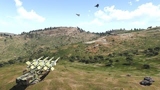 Russias most expensive MiG35 fighter jet tracked by missile  ARMA 3 [upl. by Nylessoj484]