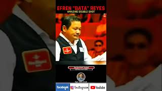 EFREN quotBATAquot REYES AMAZING DOUBLE SHOT ryanarizala efrenreyes pool billiards shorts [upl. by Nitsuj]