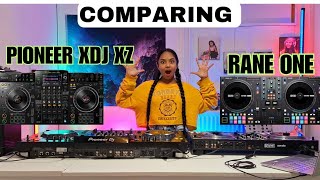 Comparing Rane one with pioneer XDJ XZ  💝💝💝 [upl. by Ardnassela569]