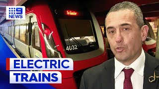 Adelaide’s Gawler train line goes fully electric  9 News Australia [upl. by Ibbob241]