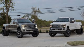 2019 LIFTED FORD F350 DUALLY ON 6” LIFT BDS SUSPENSION [upl. by Emiatej]