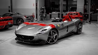 Ferrari Monza SP1 Delivery  1st in the US [upl. by Alaaj]