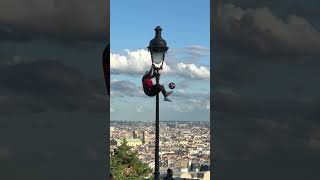 巴黎聖心堂街頭足球、 Football at Paris Basilique du Sacre Coeurパリのサッカー [upl. by Valencia]