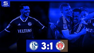 FC Schalke 04  FC StPauli 31  Tore amp Highlights  Stadion Reaktion [upl. by Lucy]