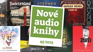 Nové audioknihy mají Dominik Dán Stephen King i Agatha Christie  Nové audioknihy 452023 [upl. by Lleznod]