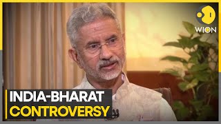 India that is Bharat there in Constitution Jaishankar on G20 invitation cards  WION [upl. by Asilem]