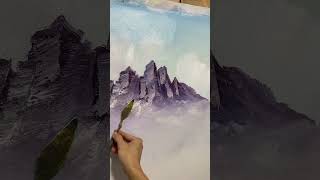 Majestic Peak Dancing to the Summit on Canvas  LoveDancingDrawing drawing dancing art [upl. by Gagliano]